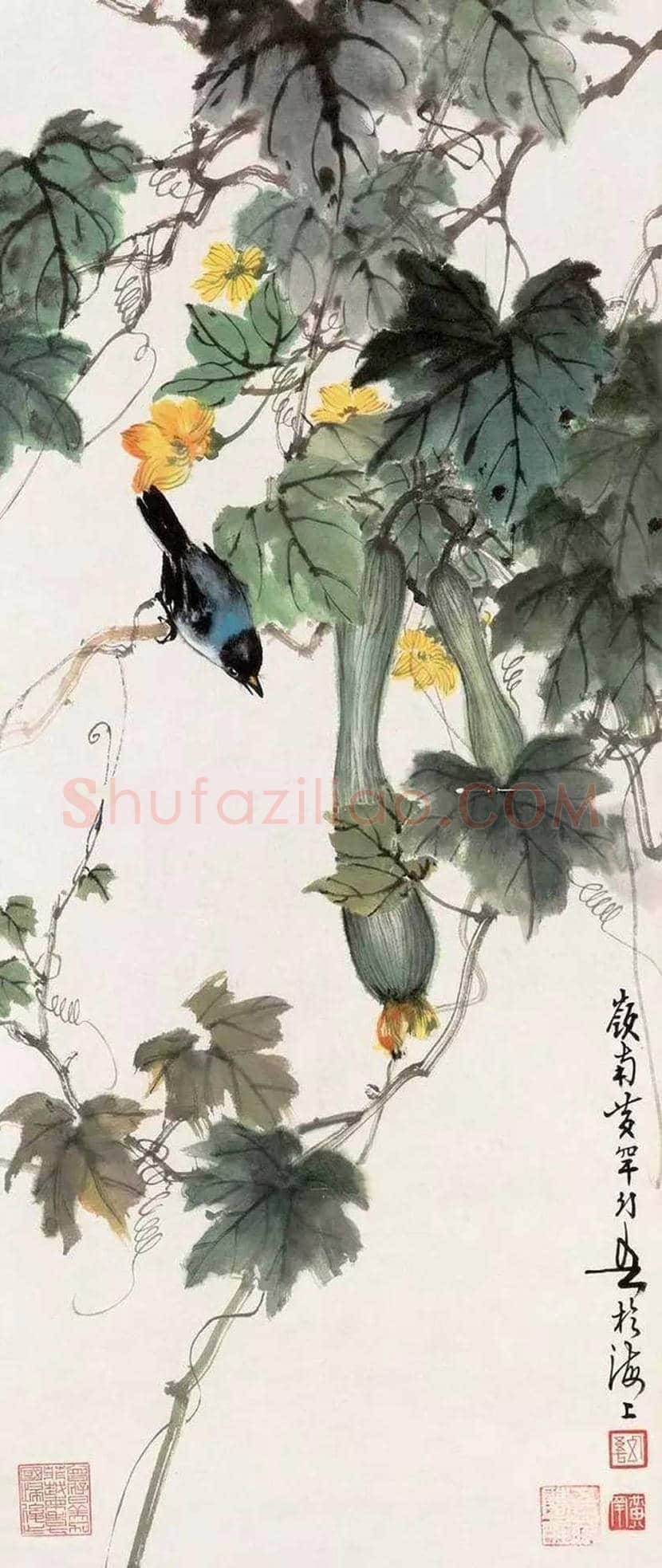 黄幻吾花鸟画作品欣赏 | 书画科普