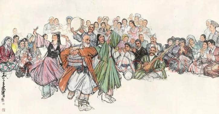黄胄高清作品欣赏,喜欢书画者不可错过! | 书画常识