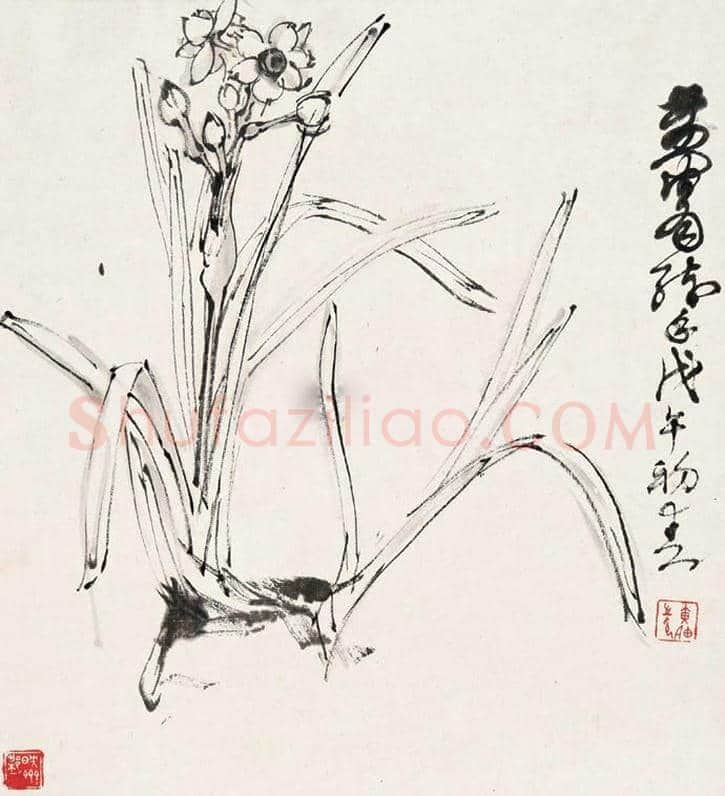 黄胄花卉作品，极少见！ | 书画文摘