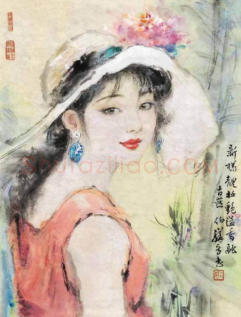 白伯骅笔下的美女 | 书画科普