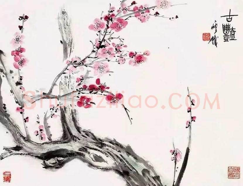钱瘦铁梅花作品欣赏 | 书画百科