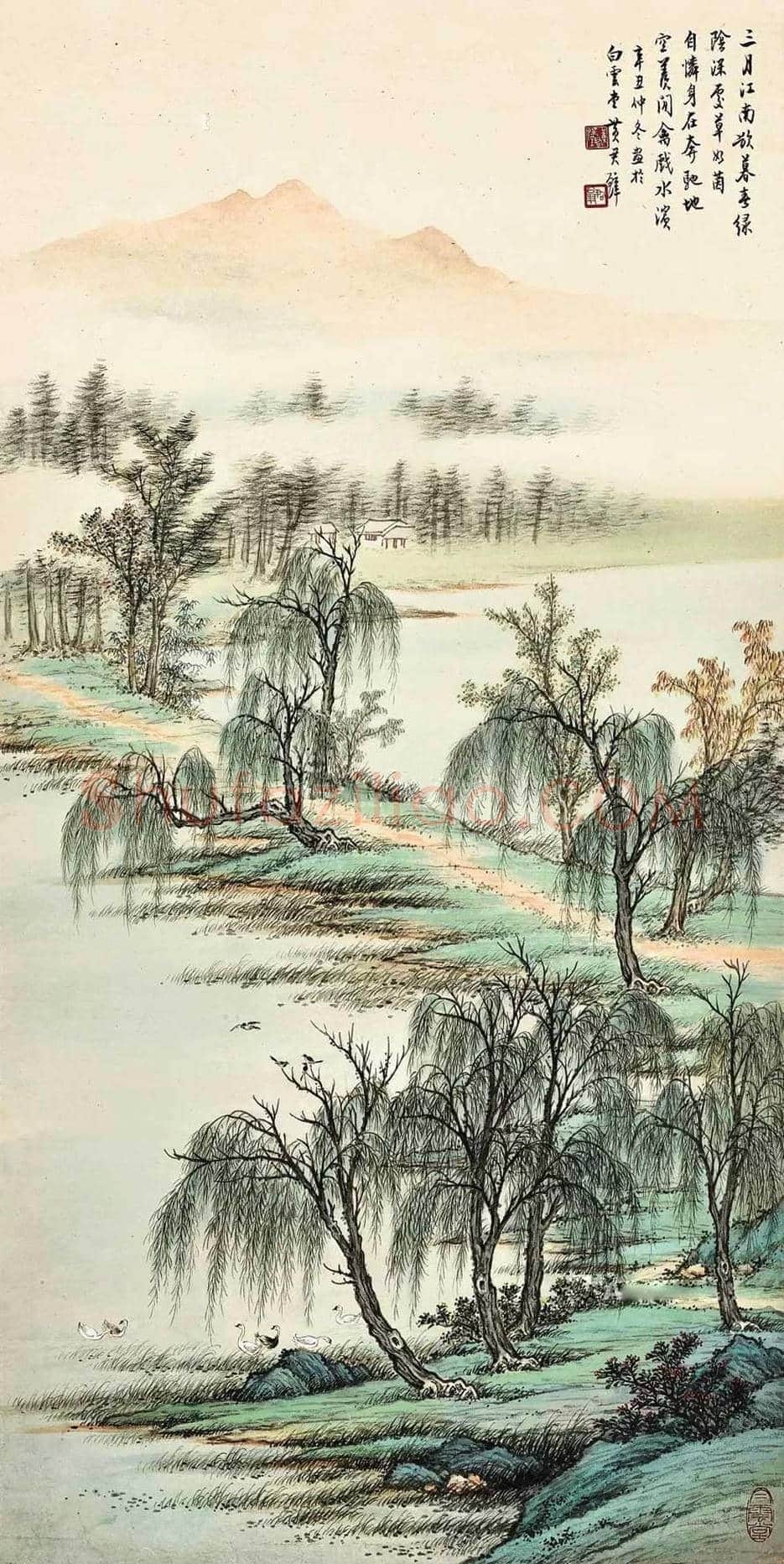 黄君璧山水画欣赏 | 书画知识