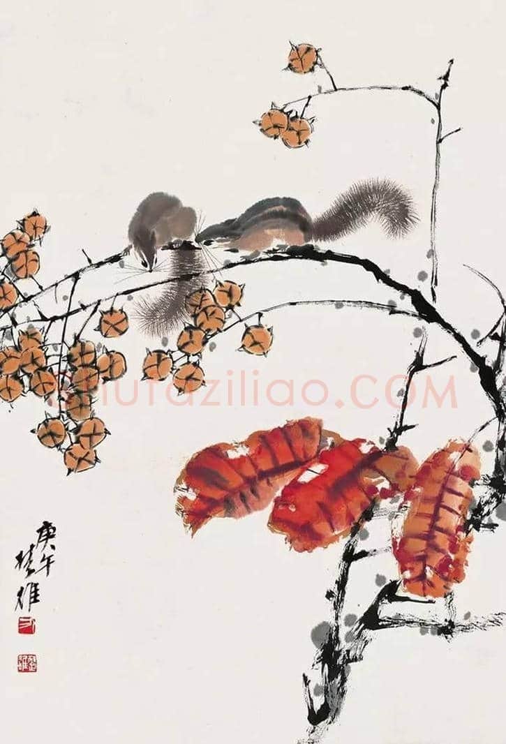 方楚雄工笔动物欣赏,很有乡土气息 | 书画资料