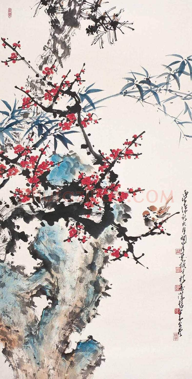 关山月花鸟画图赏 | 书画知识