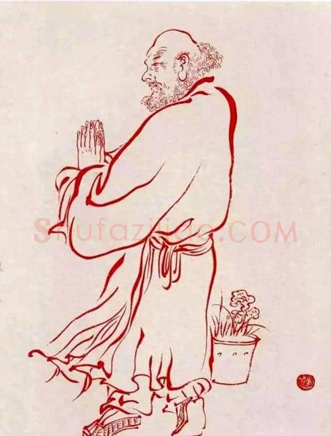 弘一法师罗汉图欣赏 | 书画科普