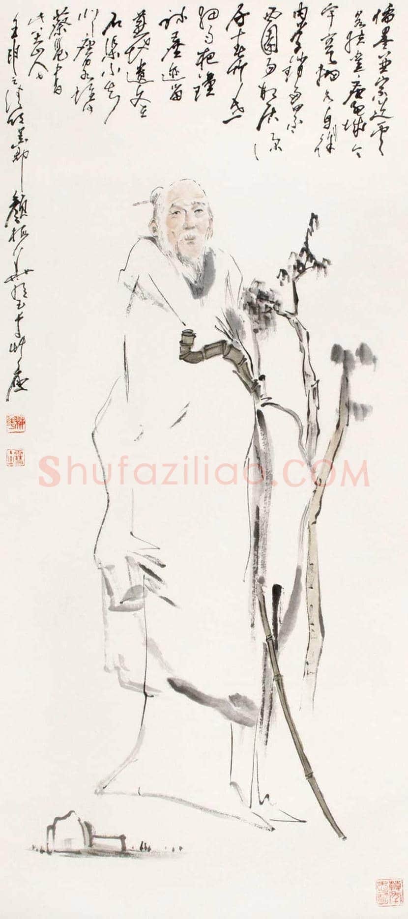 颜梅华人物画欣赏 | 书画百科