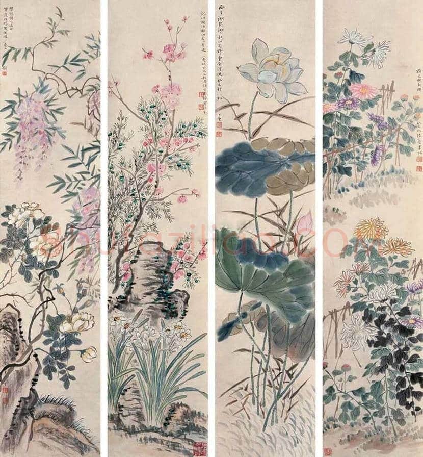陆小曼作品欣赏 | 书画文摘