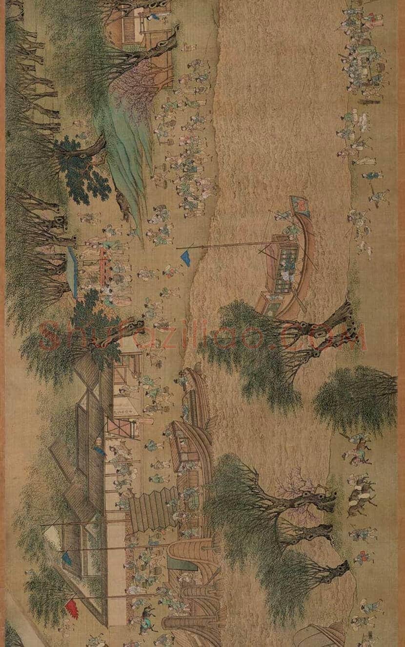 仇英《清明上河图》 欣赏 | 著名国画图片
