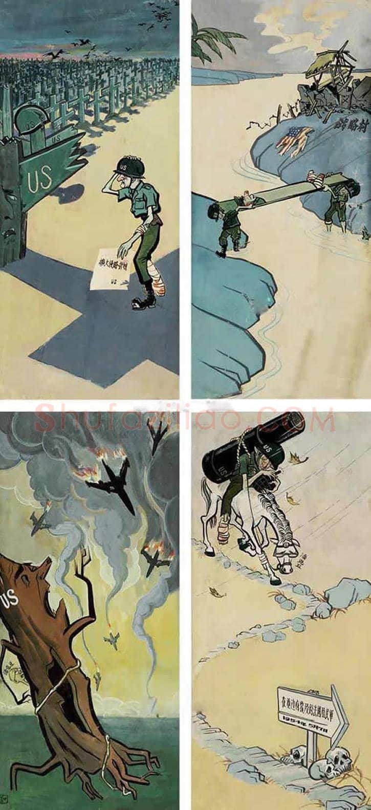 张仃漫画及版画欣赏 | 书画讲解
