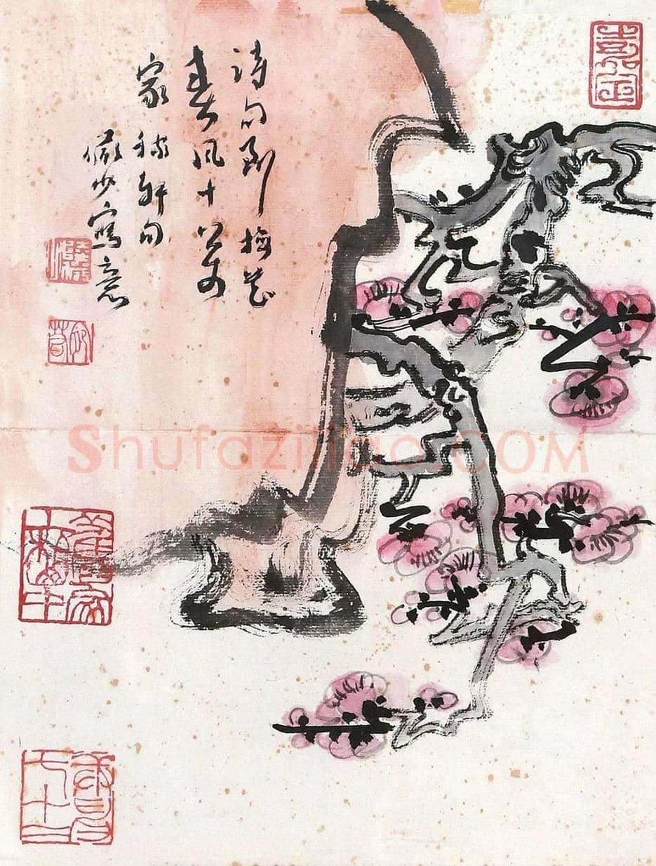 陆俨少梅花作品欣赏 | 书画知识