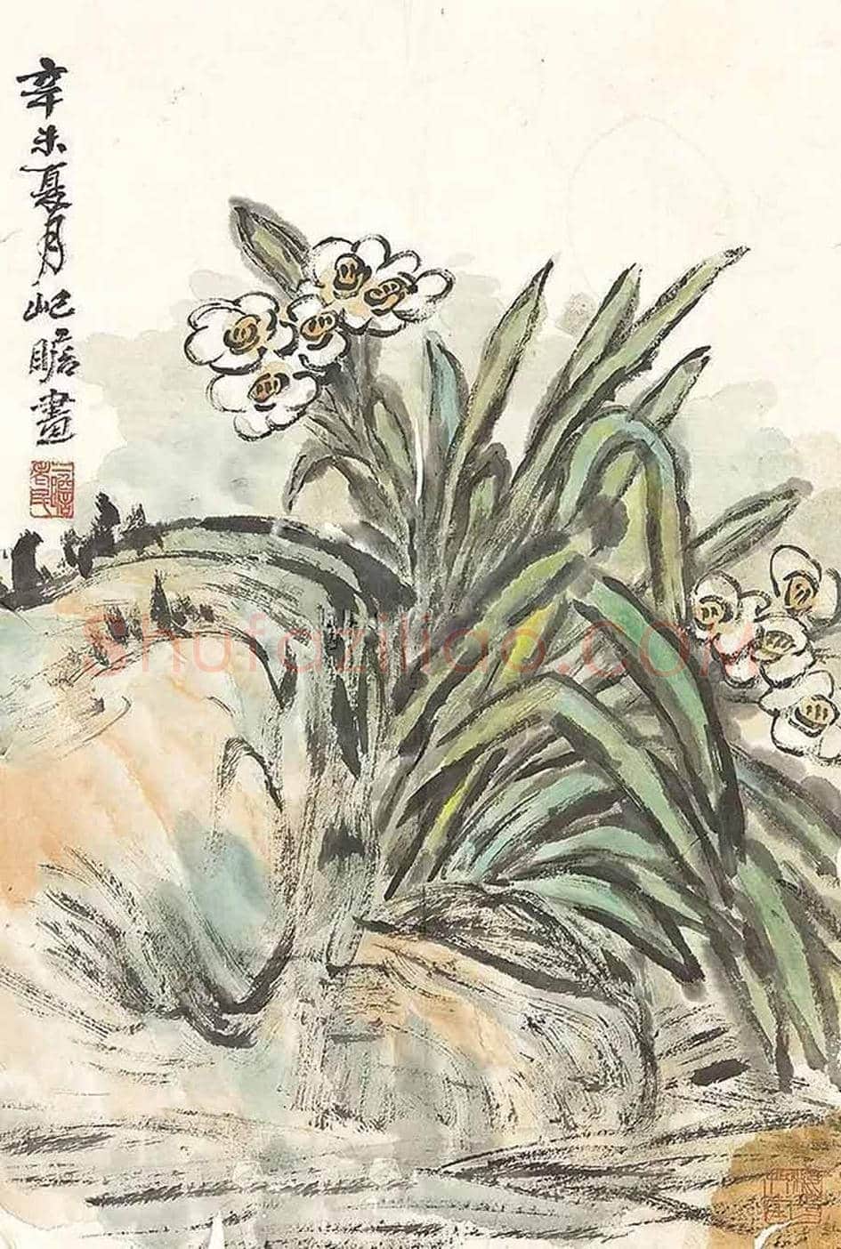 名家笔下的水仙,万种风情,尽在不言中! | 书画百科