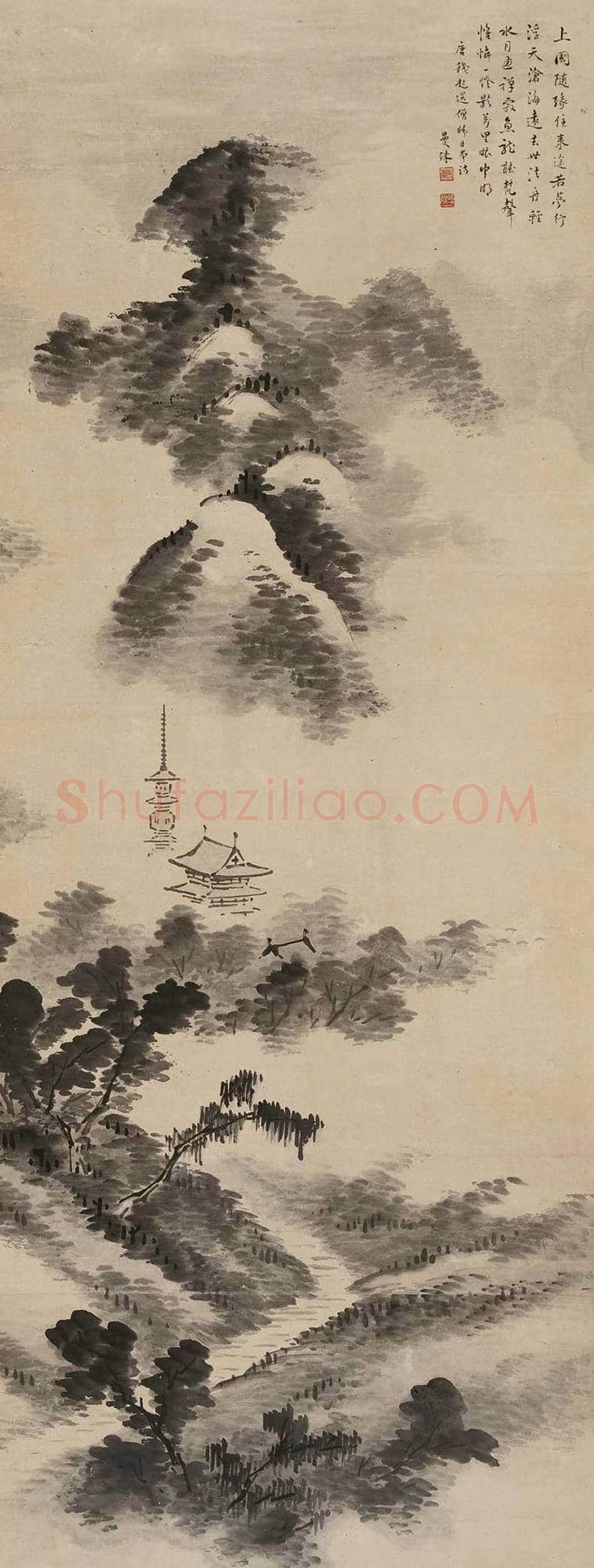 苏曼殊书画作品欣赏 | 书画学堂