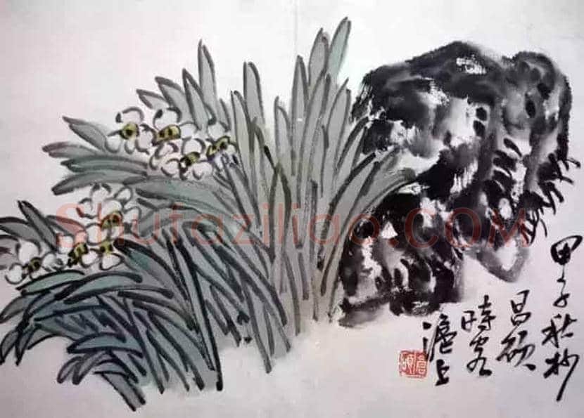 吴昌硕笔下的水仙，淡雅又清香四溢 | 书画科普