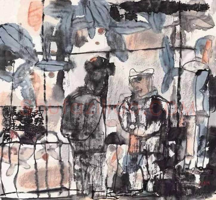 卢沉水墨人物画作品欣赏 | 书画资料