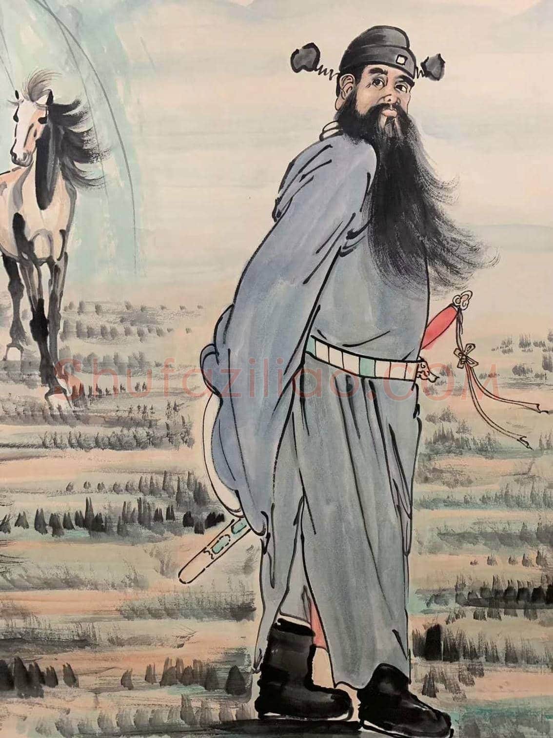 殿堂级绝珍巨作——徐悲鸿《钟馗群马图》 | 国画作品