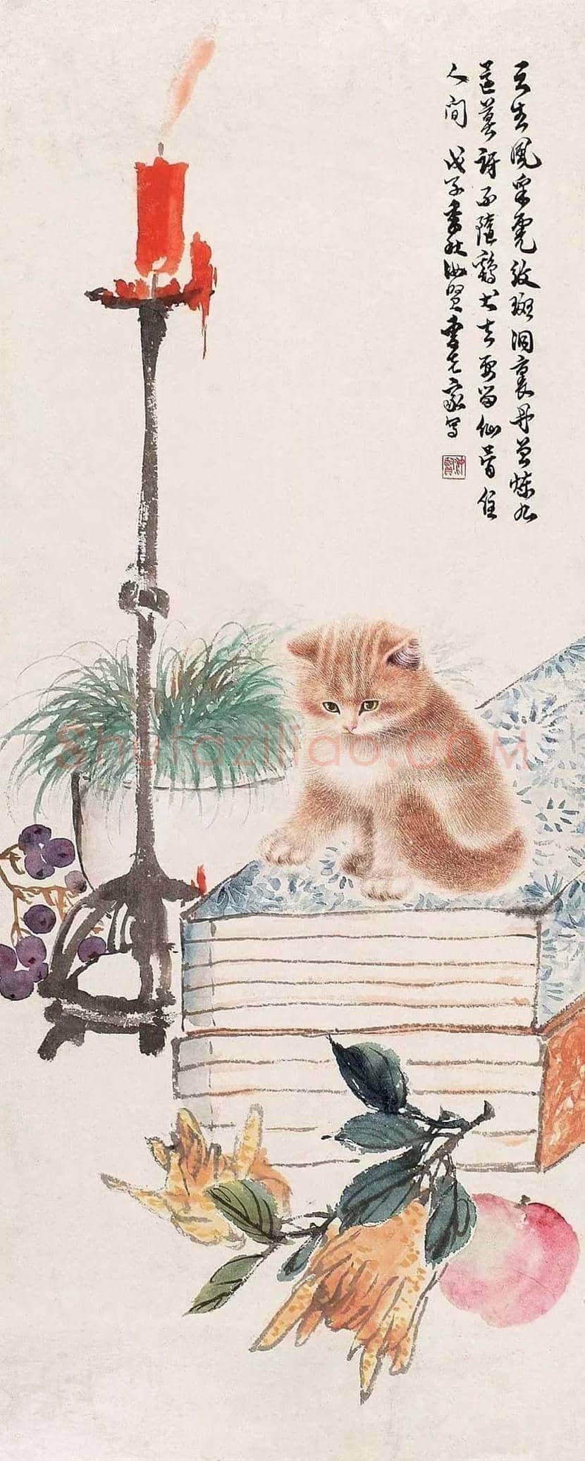 曹克家画猫作品欣赏 | 书画学堂