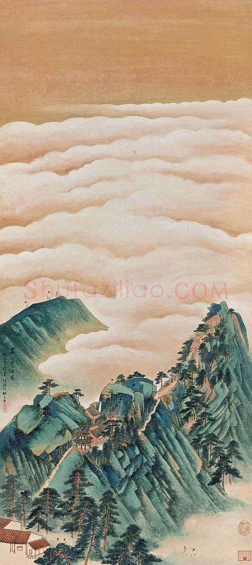 胡若思山水画拍卖价格及欣赏 | 书画学堂