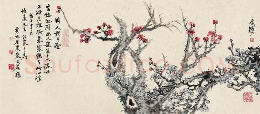 钱瘦铁梅花作品欣赏 | 书画百科