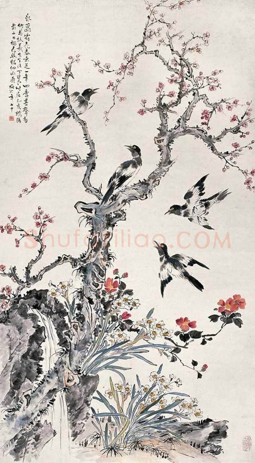 丁宝书花鸟画作品欣赏 | 书画科普