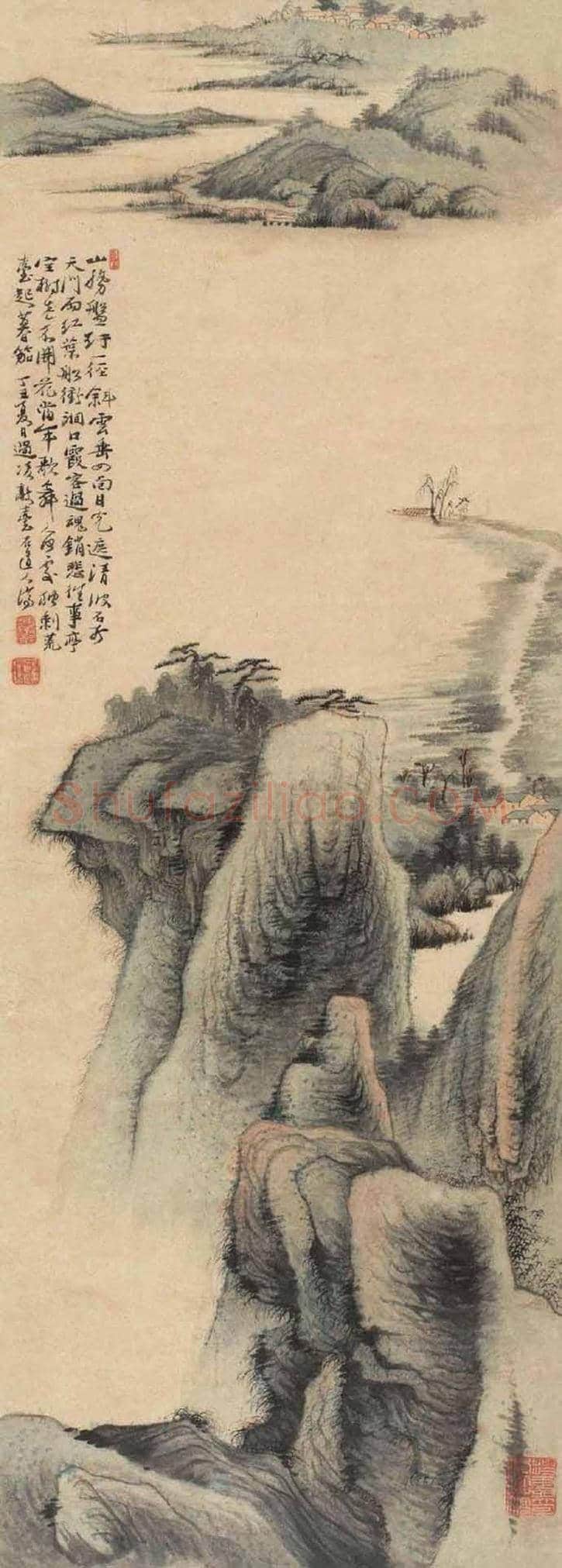 石涛山水画精品欣赏 | 书画常识