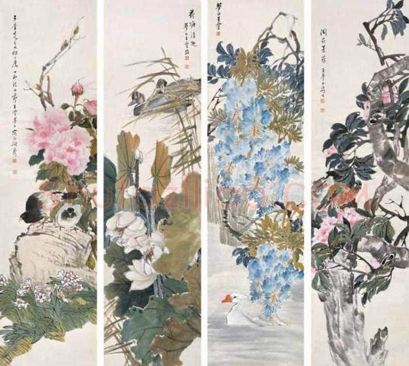 王梦白花鸟画作品欣赏 | 书画讲解