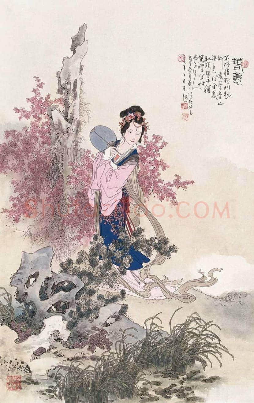 华三川工笔仕女作品欣赏 | 书画科普