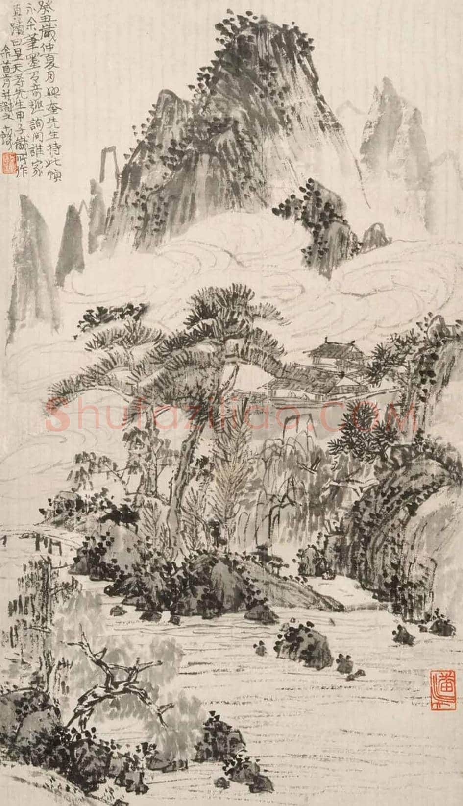 潘天寿山水画欣赏 | 书画科普