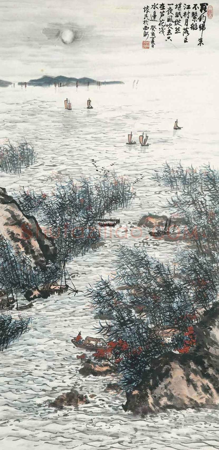 周怀民山水画作品欣赏 | 书画科普