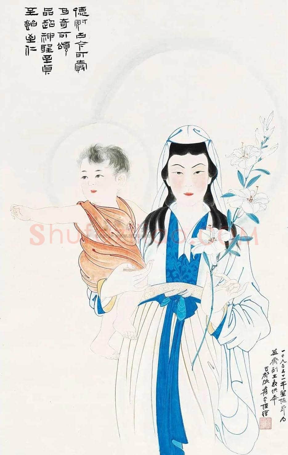 张大千宗教题材作品市场价格 | 书画科普