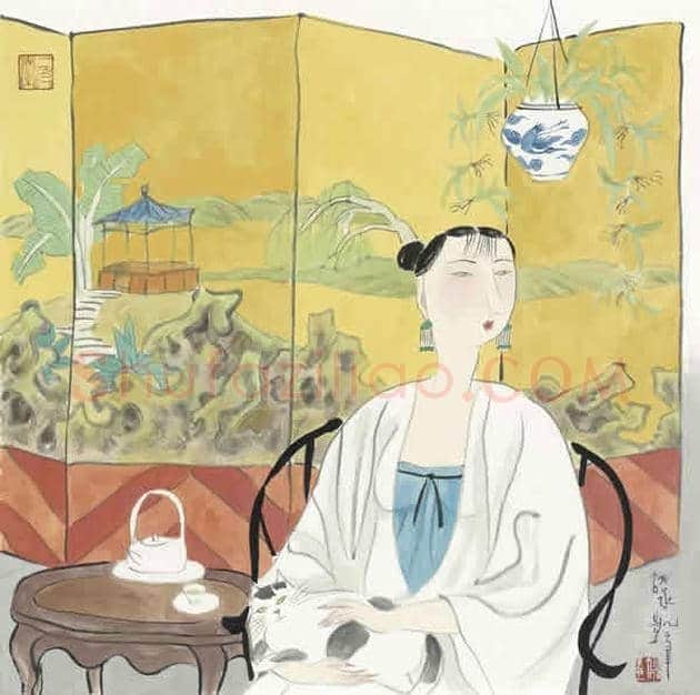 胡永凯作品欣赏-美人依旧 | 书画文摘