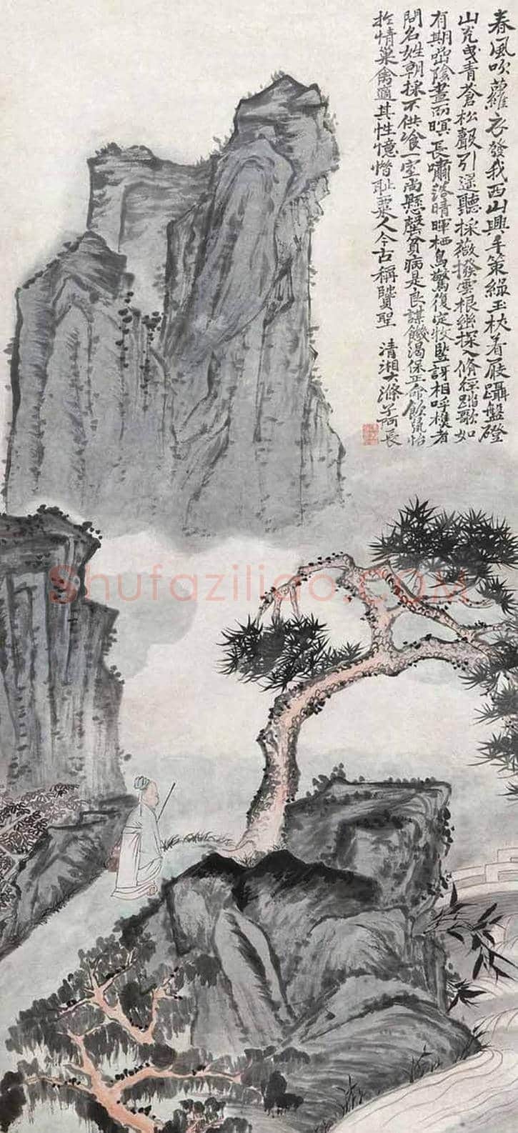 石涛山水画精品欣赏 | 书画常识