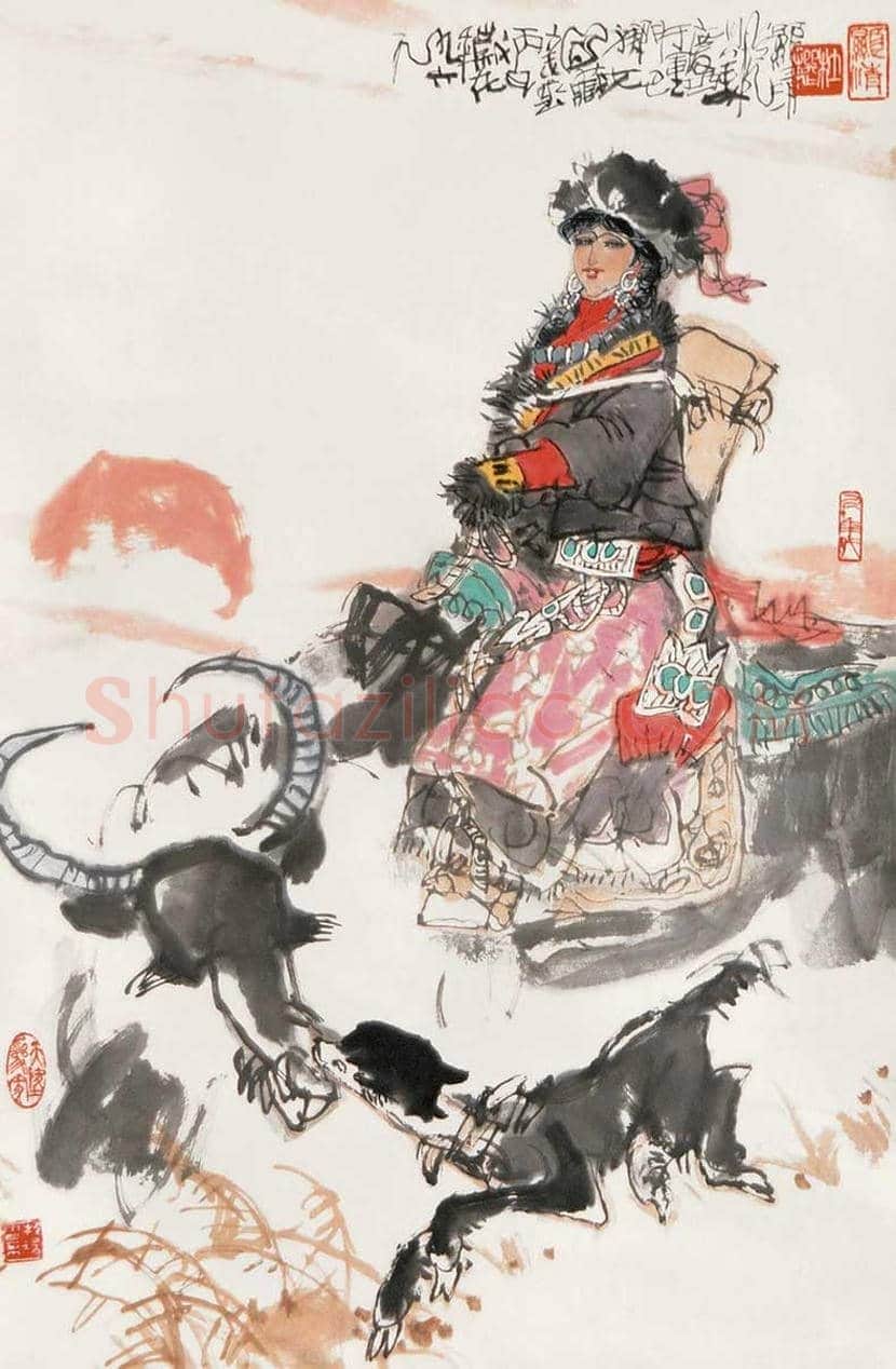 杜显清人物画作品欣赏 | 书画常识