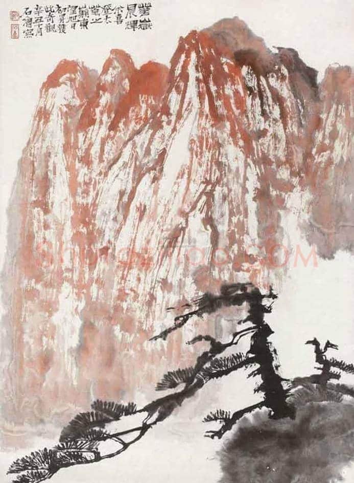 石鲁山水画作欣赏，撼人心魄！ | 书画讲解