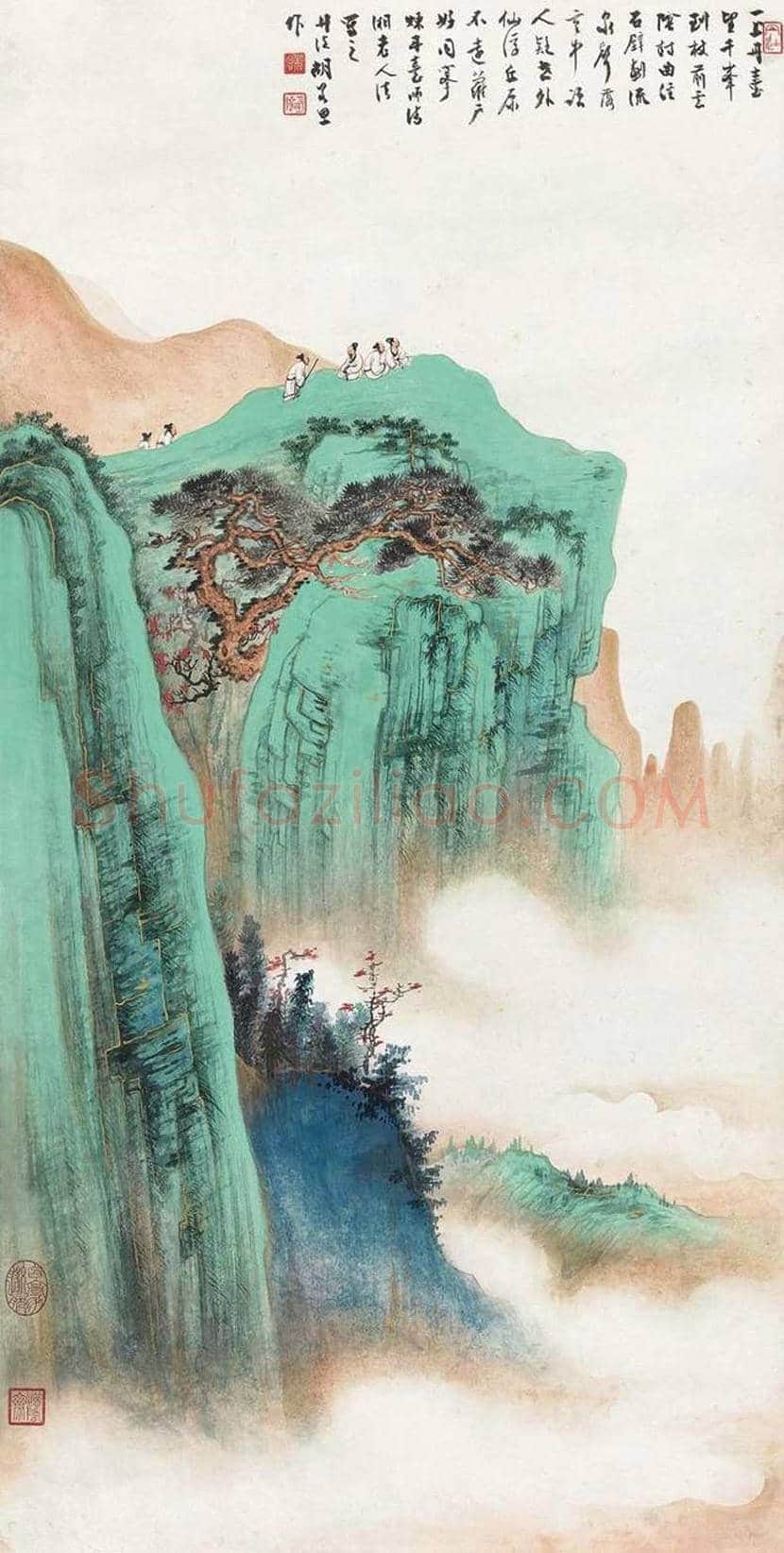 胡若思山水画拍卖价格及欣赏 | 书画学堂