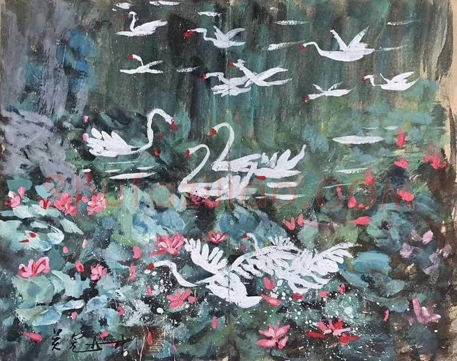 吴冠中精品《春景册页》,至尊罕见! | 国画作品