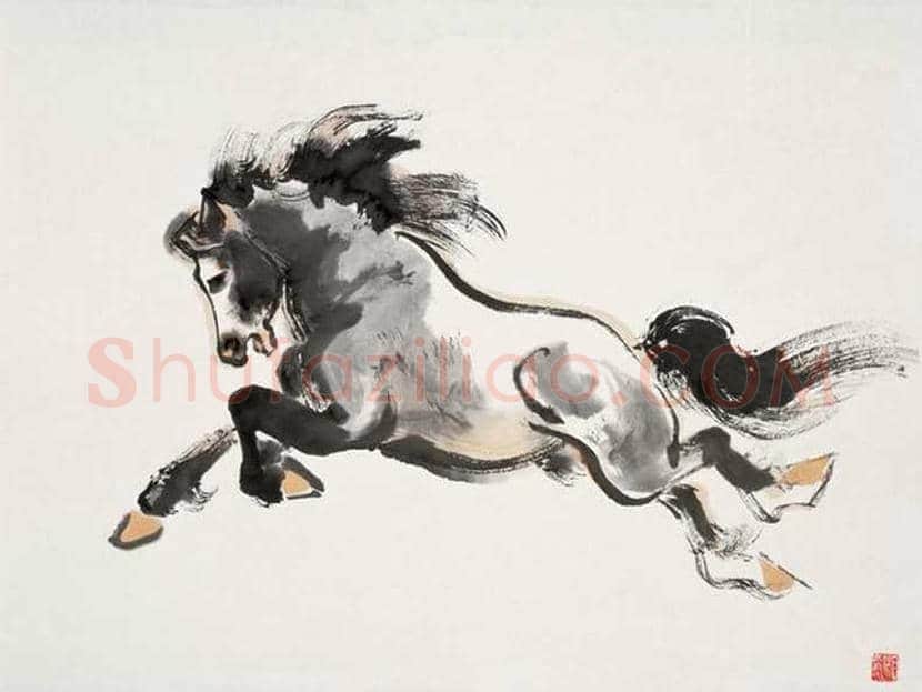 戈湘岚骏马图欣赏 | 书画资料