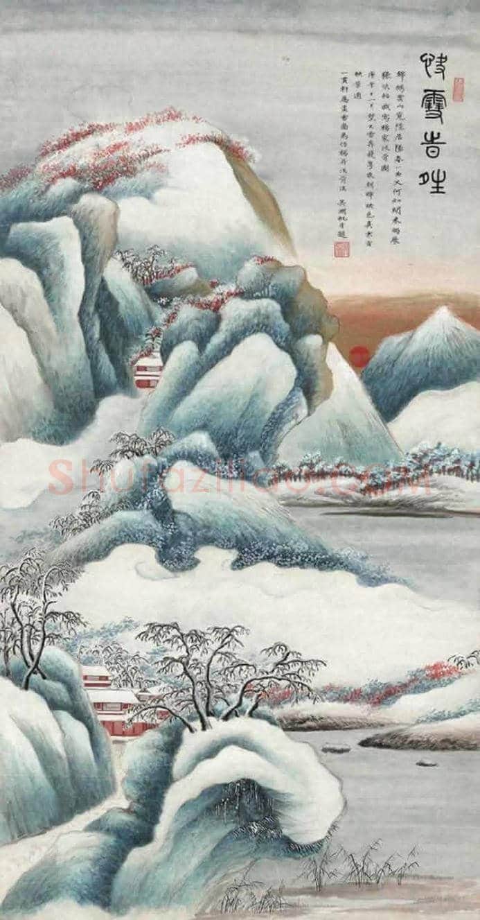吴湖帆山水画,雅腴灵秀、清韵缜丽 | 书画文摘