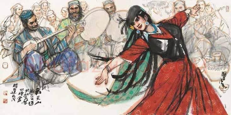史国良新疆风情人物画拍卖情况 | 书画文摘
