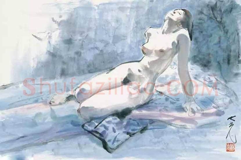杨之光《女人体写生》,当代没骨人体第一人 | 书画资料