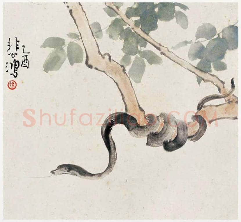 徐悲鸿十二生肖绘画 | 书画知识