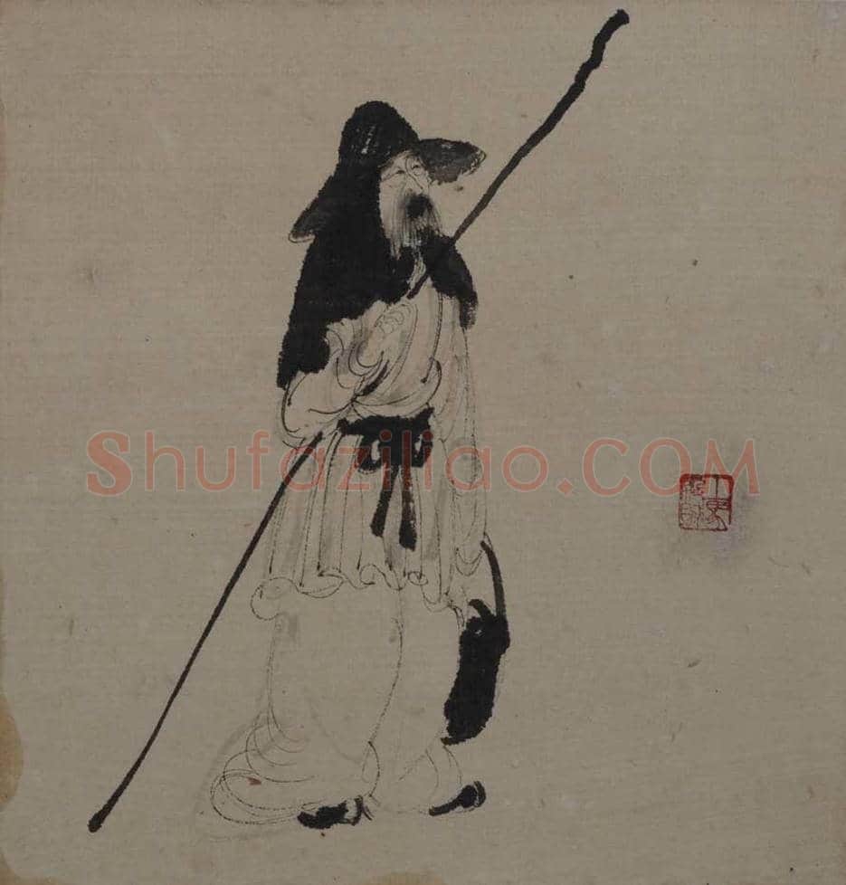 傅抱石《人物册页》图赏 | 著名国画欣赏