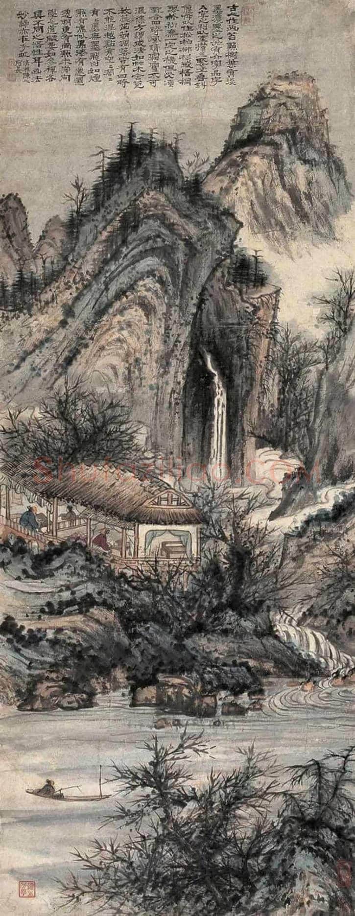 石涛山水画精品欣赏 | 书画常识