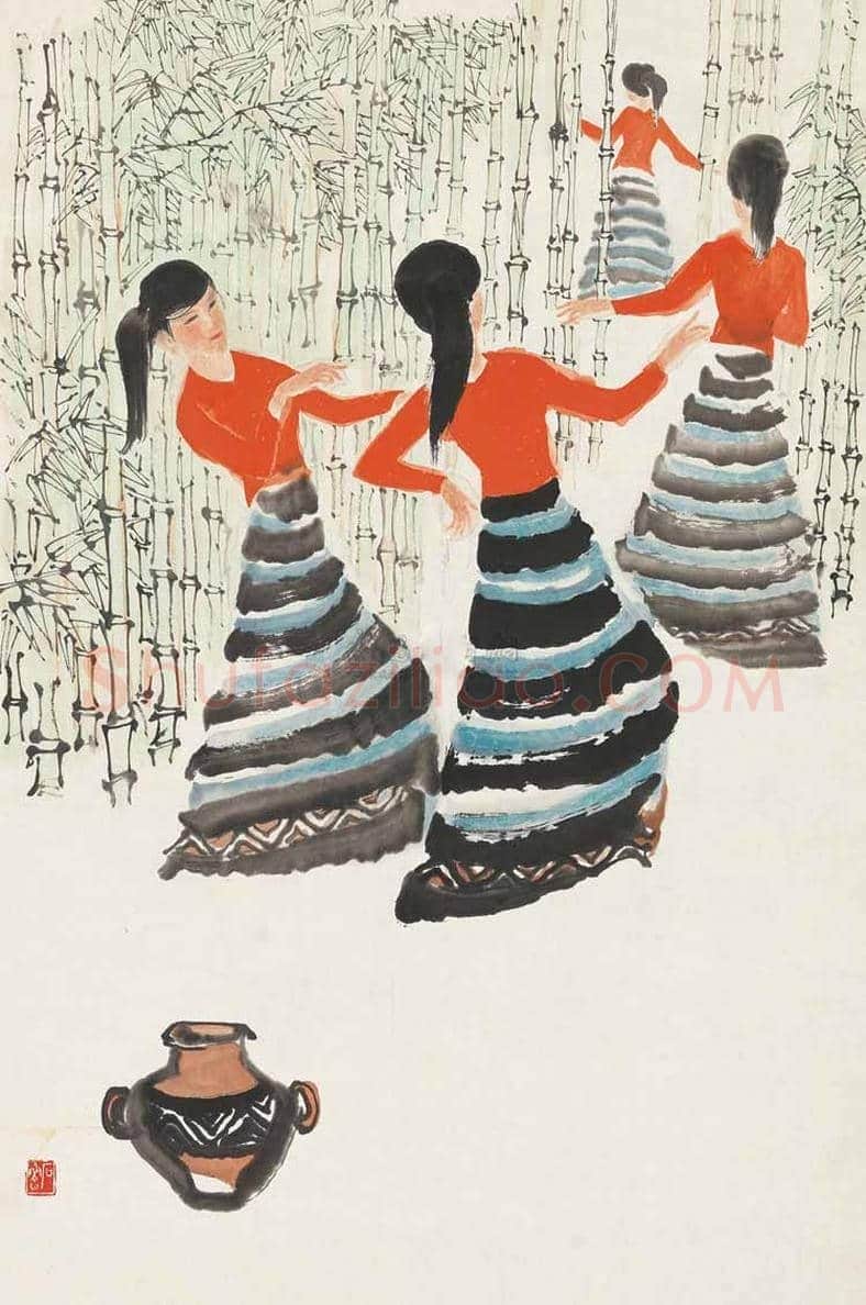 石鲁人物画图赏 | 书画讲解
