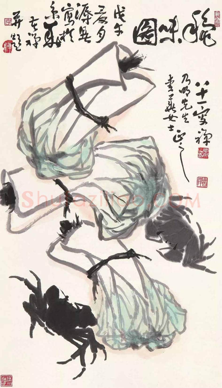 李苦禅大师笔下的白菜 | 书画科普