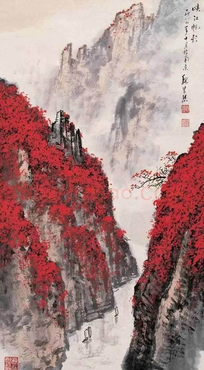 傅抱石等金陵五大家山水画作品欣赏 | 书画文摘