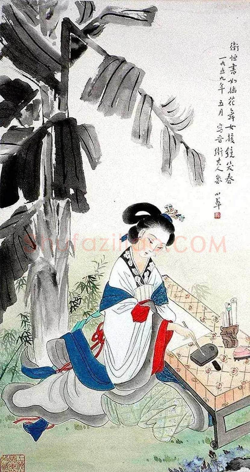陈小翠人物作品欣赏 | 书画科普