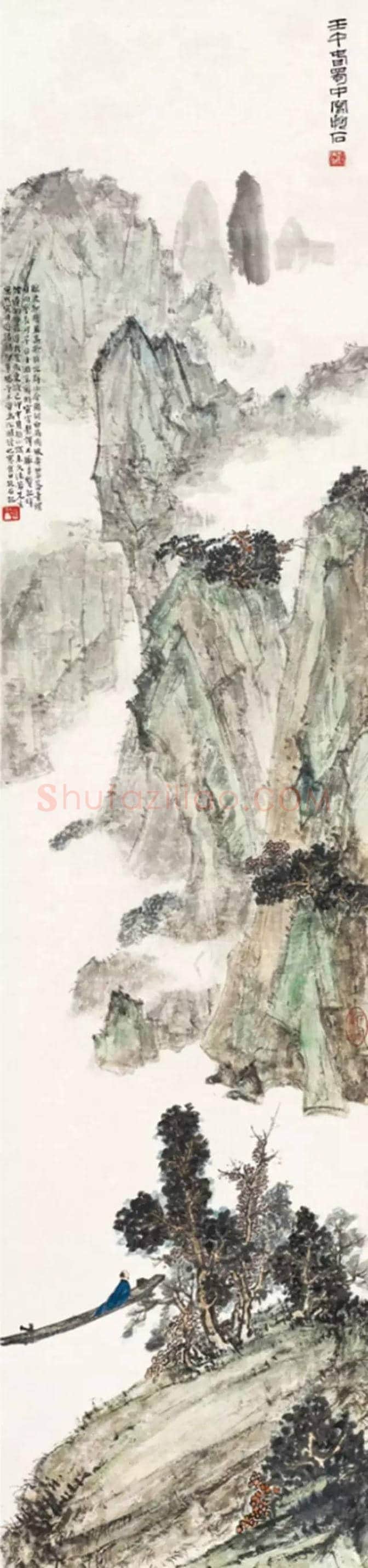 傅抱石绘画所呈现的中国古詩意境【名人字画欣赏】 | 书画学堂