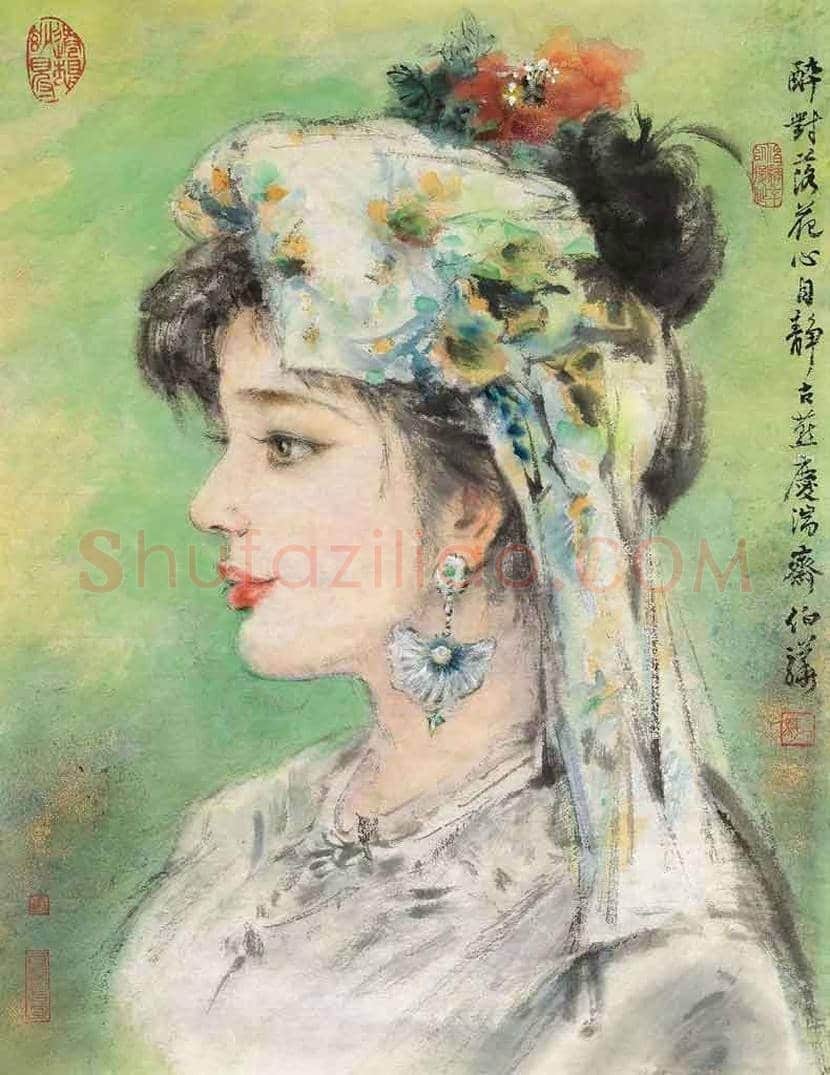 白伯骅笔下的美女 | 书画科普
