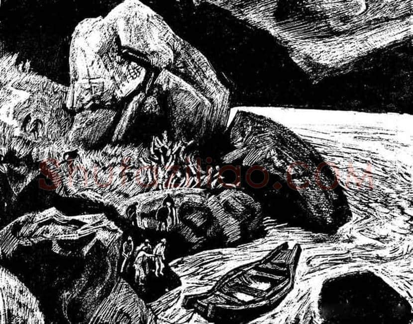 沈尧伊《地球的红飘带》，长征史诗连环画！ | 书画文摘