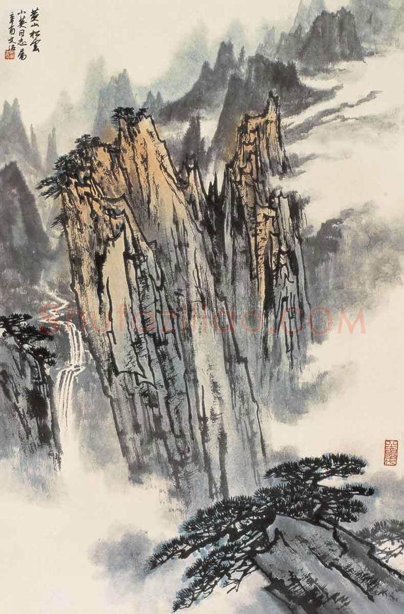 宋文治画笔下的黄山欣赏 | 书画常识